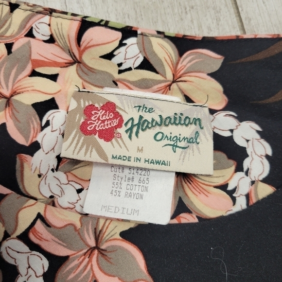 Vintage Tropical Hawaiian Midi Dress Size Medium - Picture 3 of 6